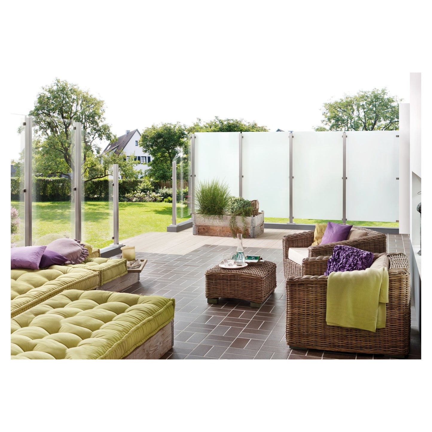VETRO TÜR-Glasscheibe 
987 x 1800 mm, DIN Rechts
Vollflächen Dekor 84 satiniert
#68413
