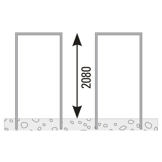 VETRO Pfosten-Zarge, V2A
Achsmaß 105,5 mm
zum Einbetonieren, DIN Links
#85138