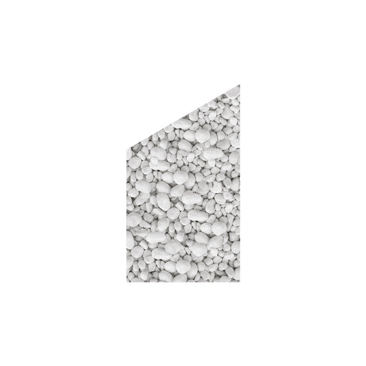 VETRO Glasscheibe KIESEL
B 1030 x H 1200/1800 mm Ecke links
Motivdruck Kieselsteine 46/22