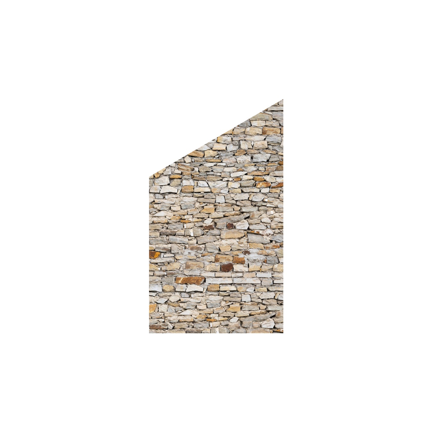 VETRO Glasscheibe MAUER
B 1030 x H 1200/1800 mm Ecke links
Motivdruck Mauerwerk 46/23