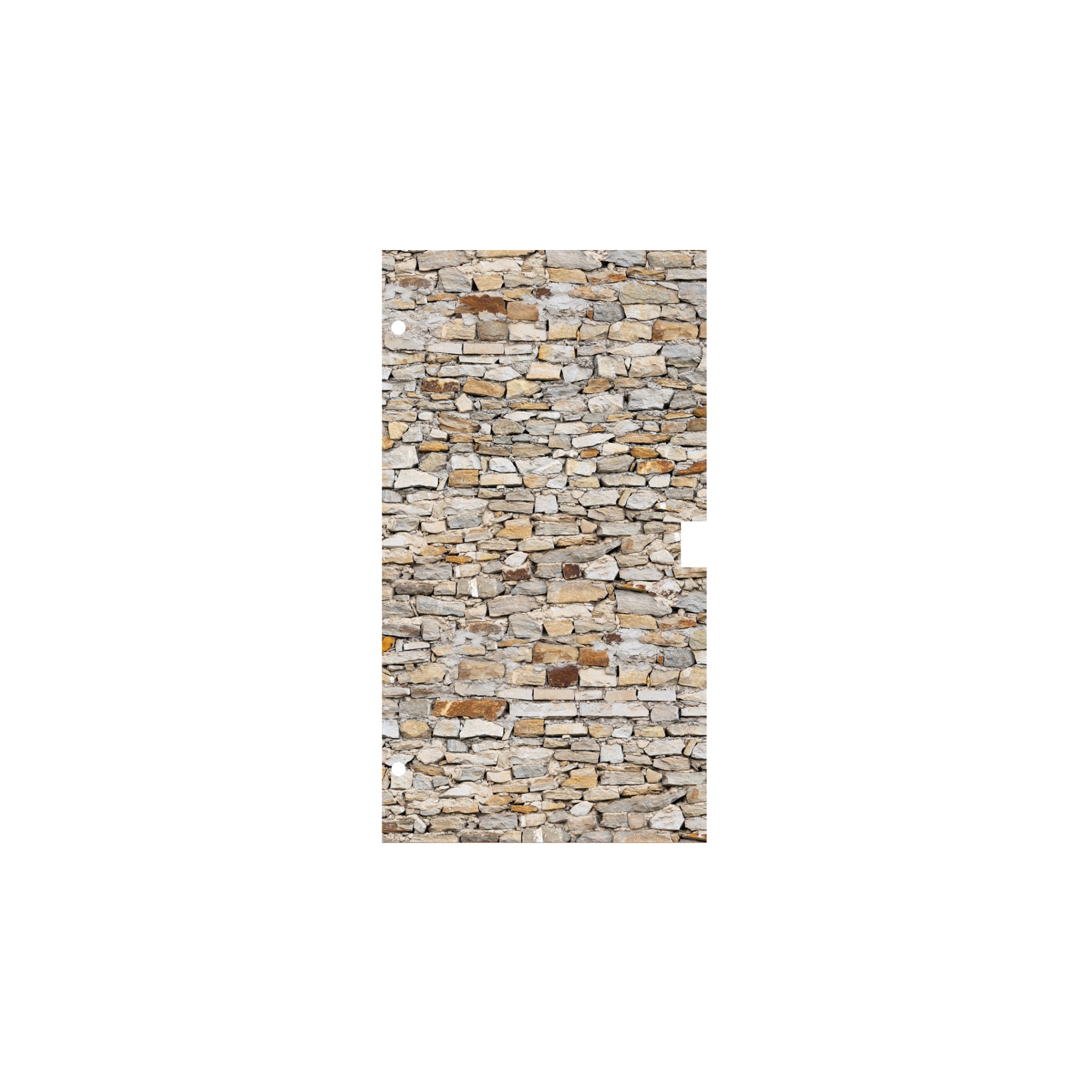 VETRO TÜR-Glasscheibe MAUER
987 x 1800 mm, DIN Links
Motivdruck Mauerwerk 46/23