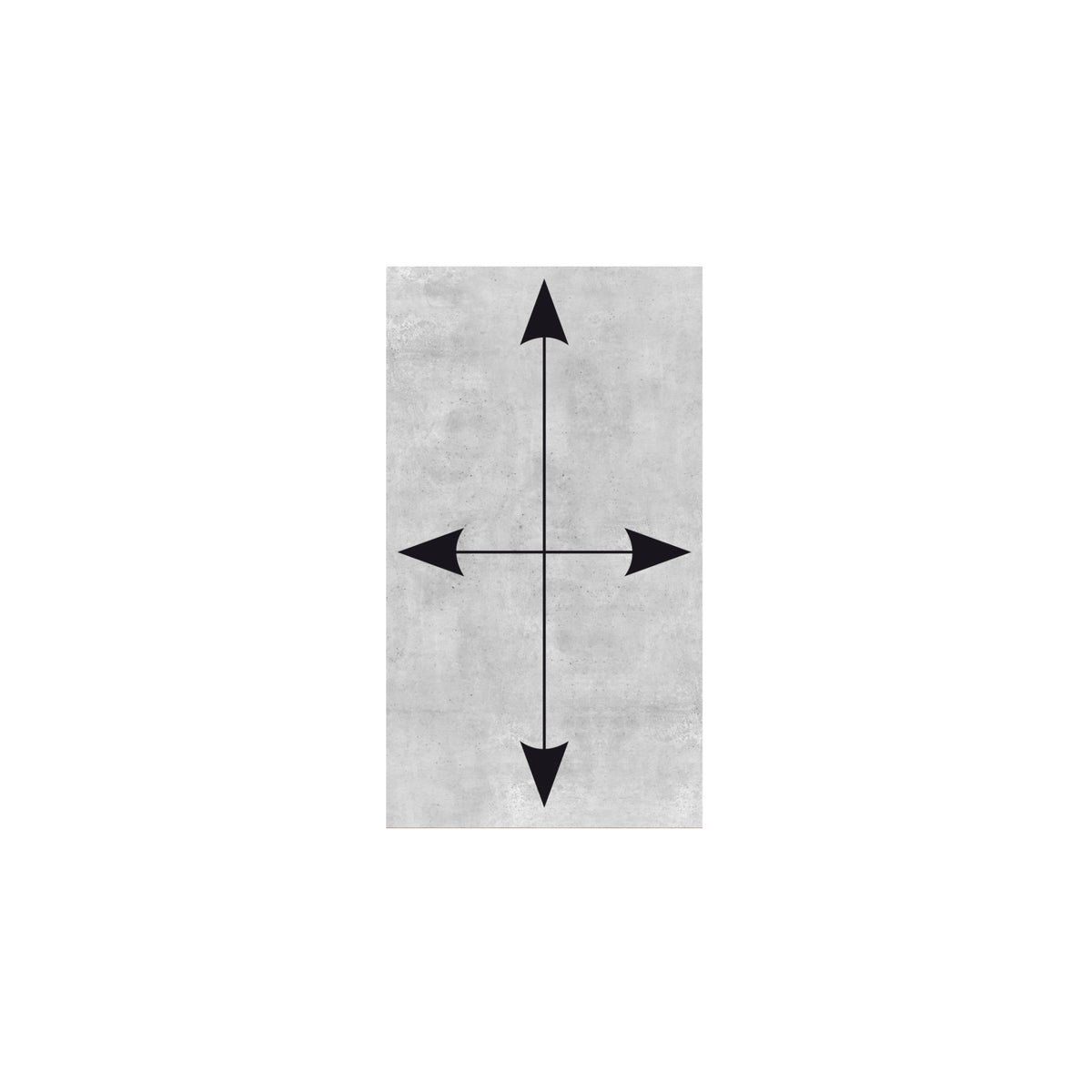 VETRO Glasscheibe BETON
20-120 x 90-180 cm Anfertigung
Motivdruck Beton 46/24