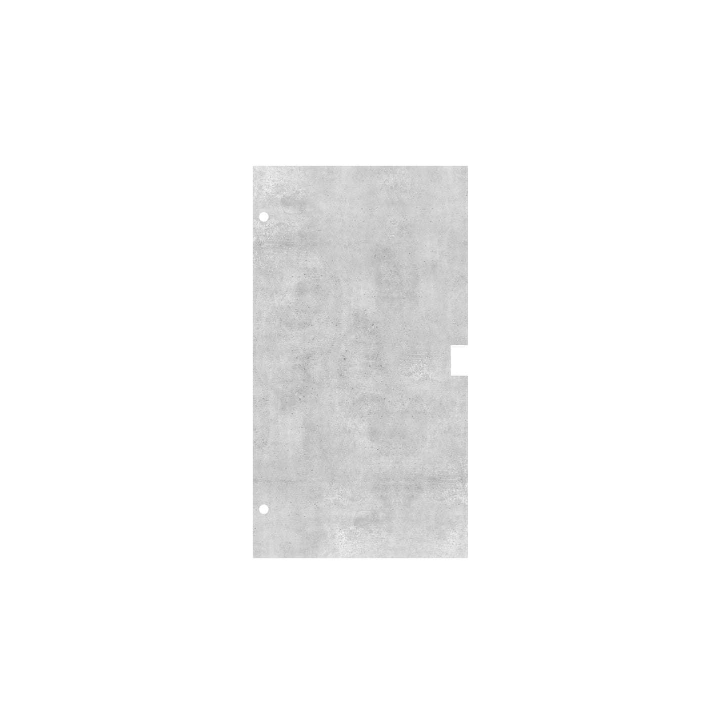 VETRO TÜR-Glasscheibe BETON
987 x 1800 mm, DIN Links
Motivdruck Beton 46/24