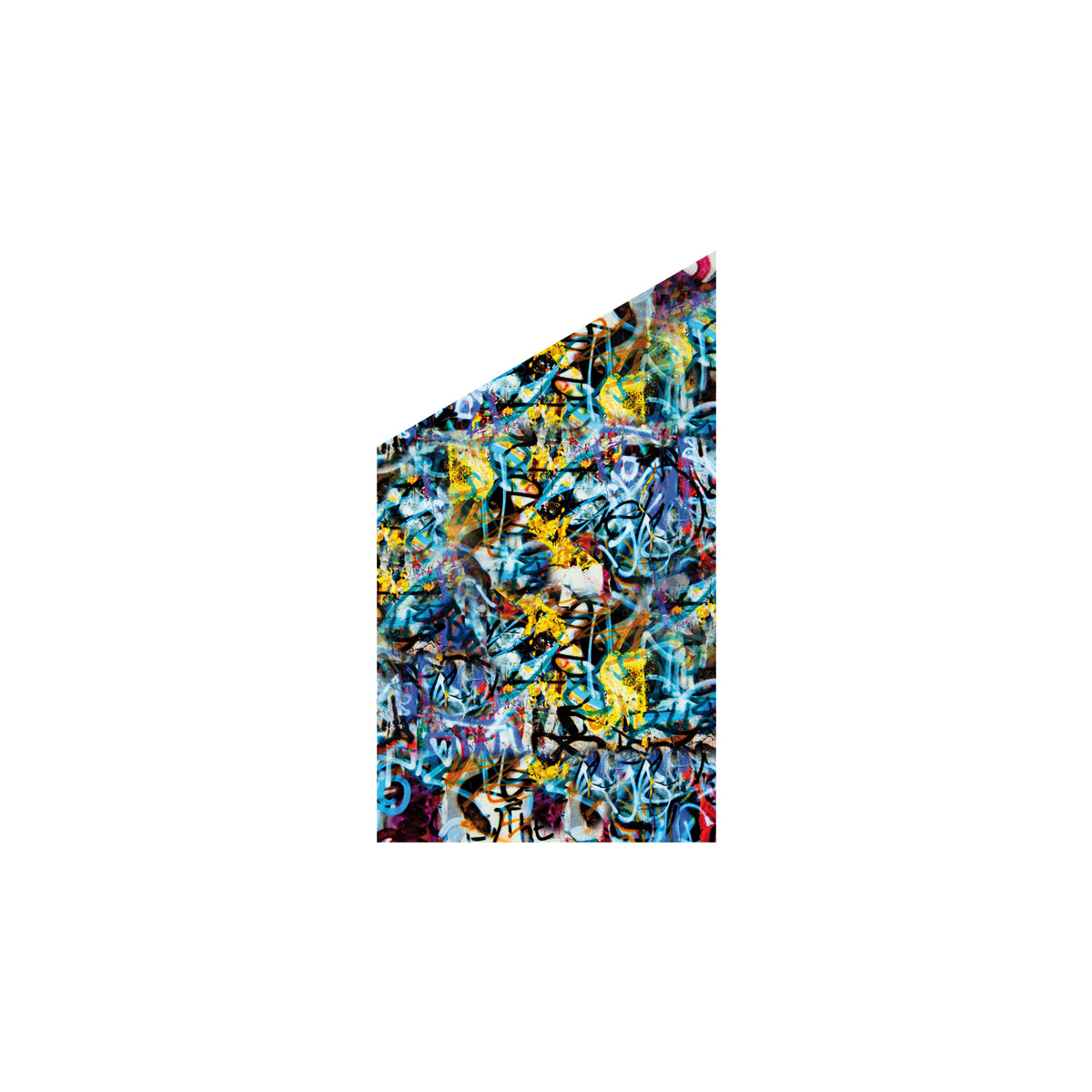 VETRO Glasscheibe GRAFFITI
B 1030 x H 1200/1800 mm Ecke links
Motivdruck Graffiti 46/25