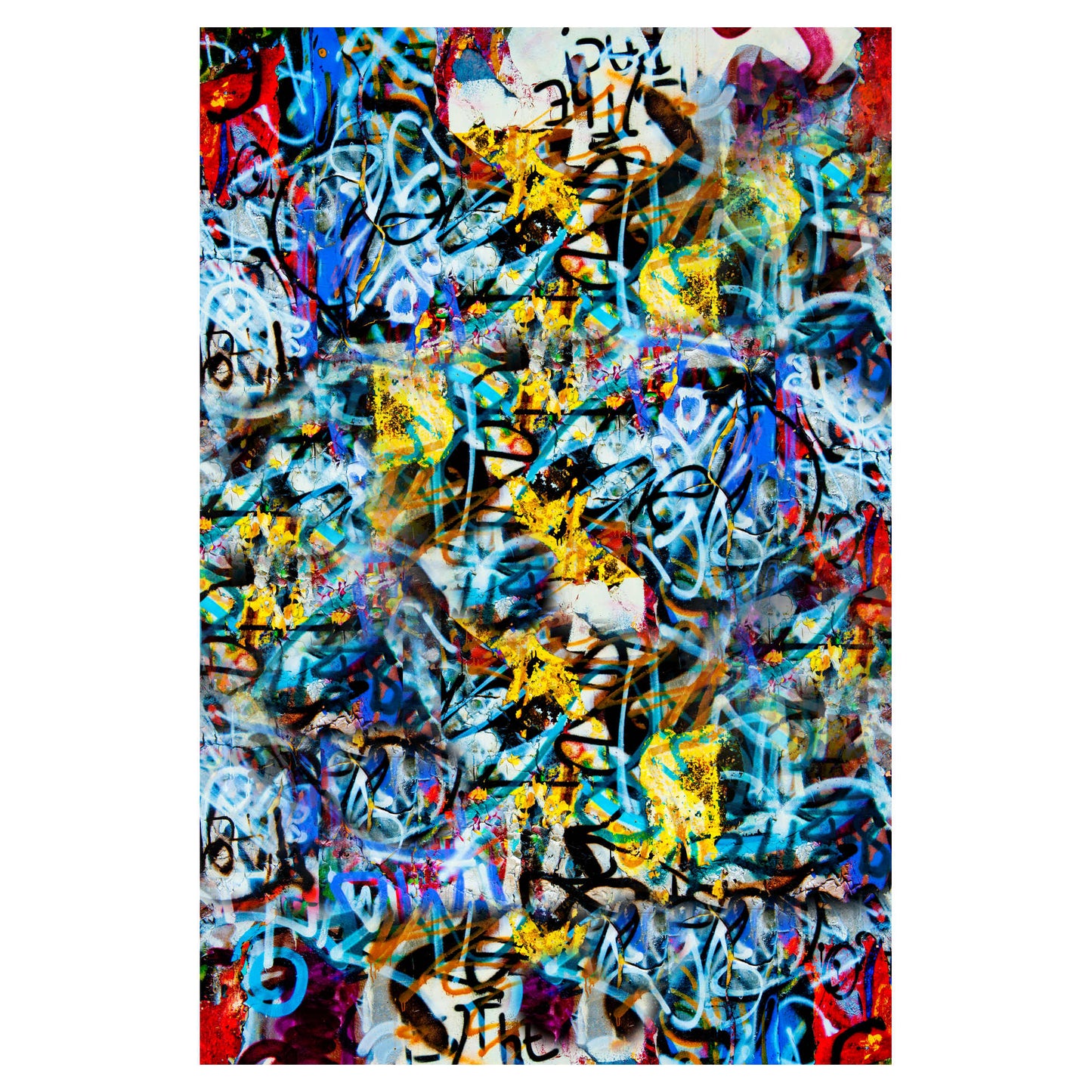VETRO Glasscheibe GRAFFITI
B 1200 x H 1800/1200 mm Ecke rechts
Motivdruck Graffiti 46/25