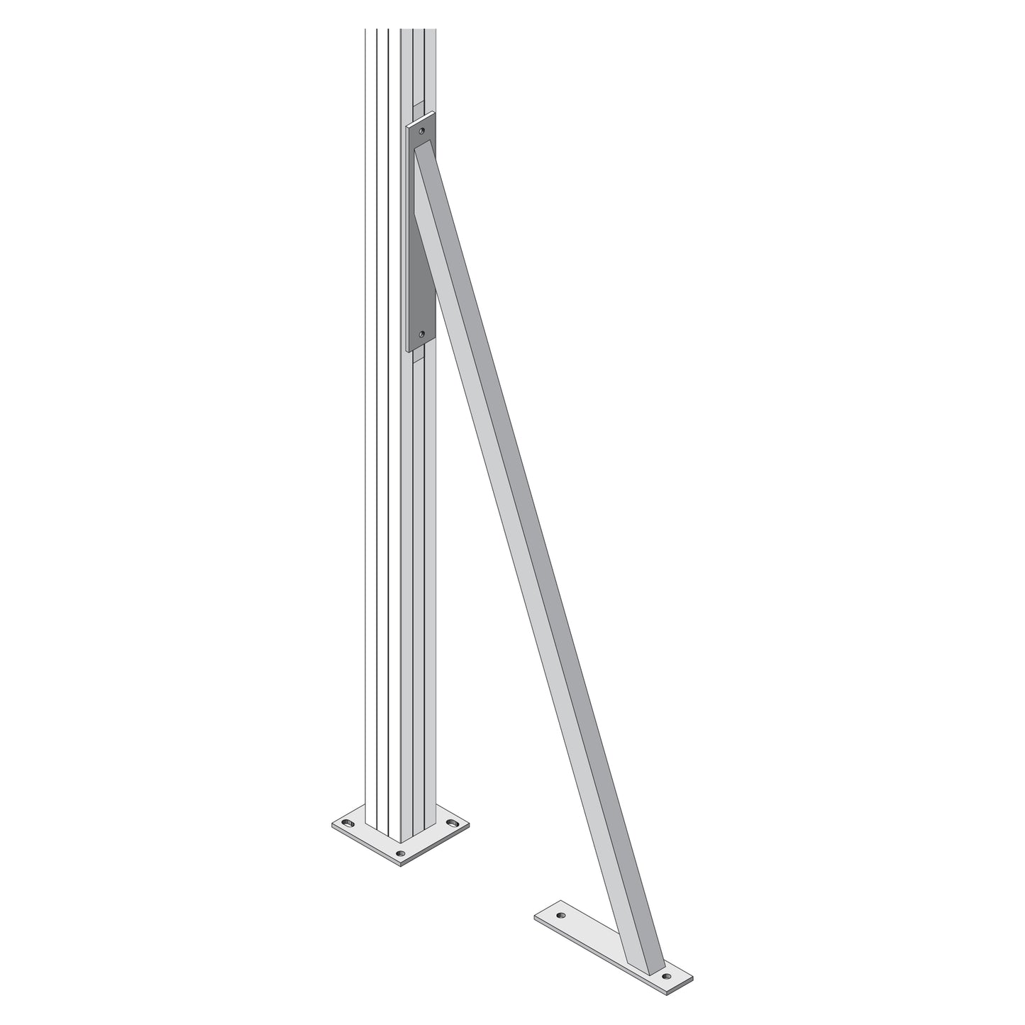 VETRO System-Sturmanker
Länge 1150 mm,
Anthrazit Struktur