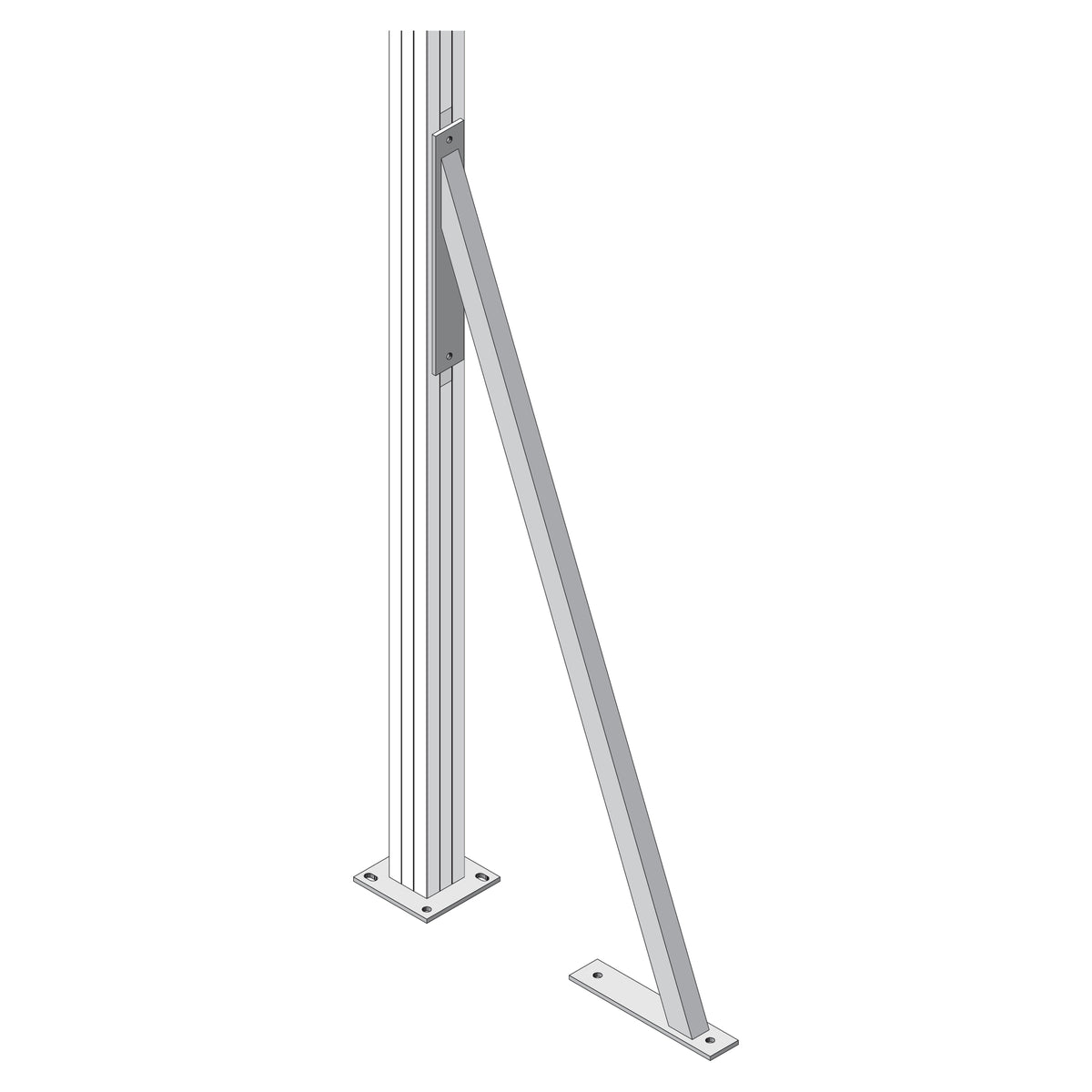 VETRO System-Sturmanker
Länge 1150 mm,
Anthrazit Struktur