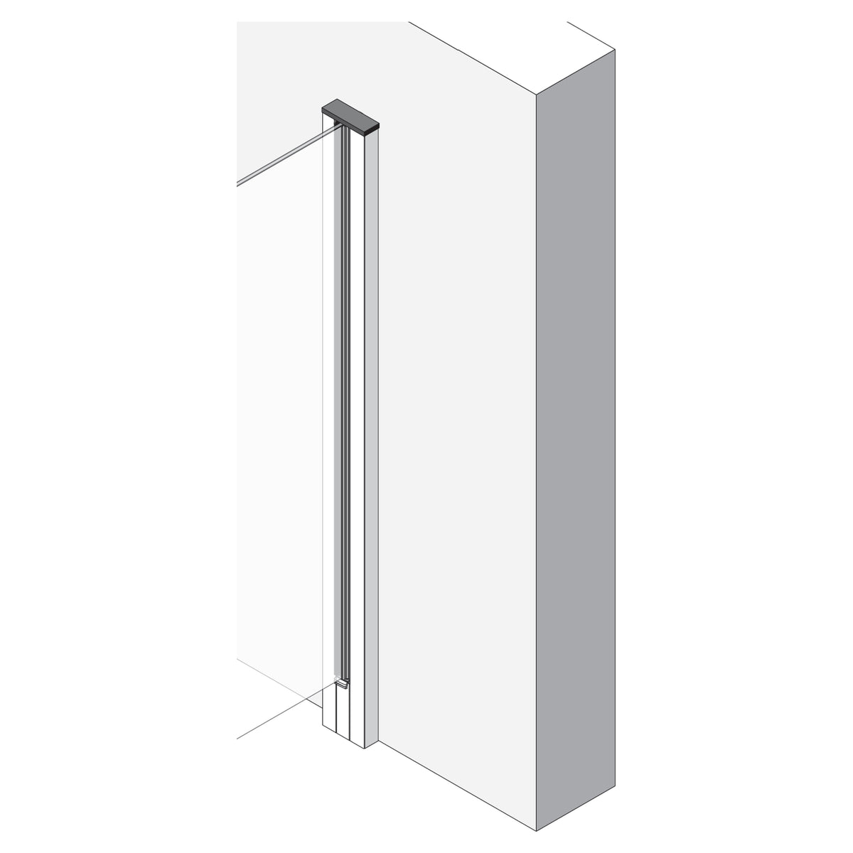 VETRO System-Wandprofil Alu
22,8 x 68 x 1870 mm
Weiß Struktur