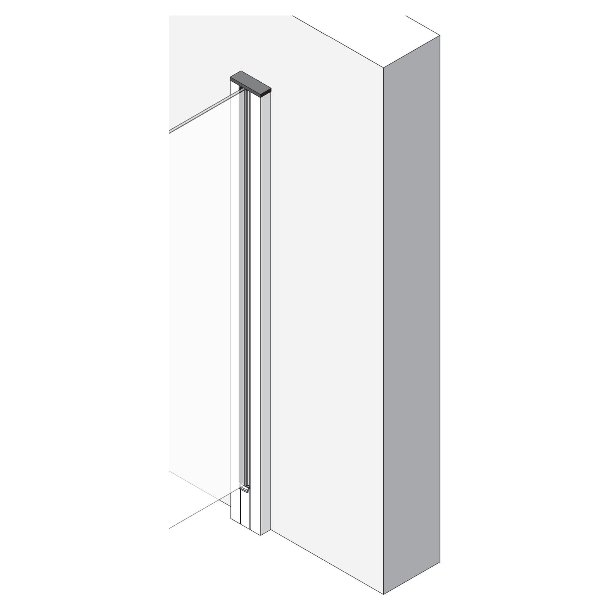 VETRO System-Wandprofil Alu
22,8 x 68 x 1870 mm
Weiß Struktur