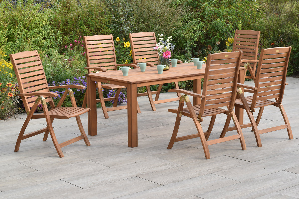 Paraiba Set 7tlg. 
Akazienholz