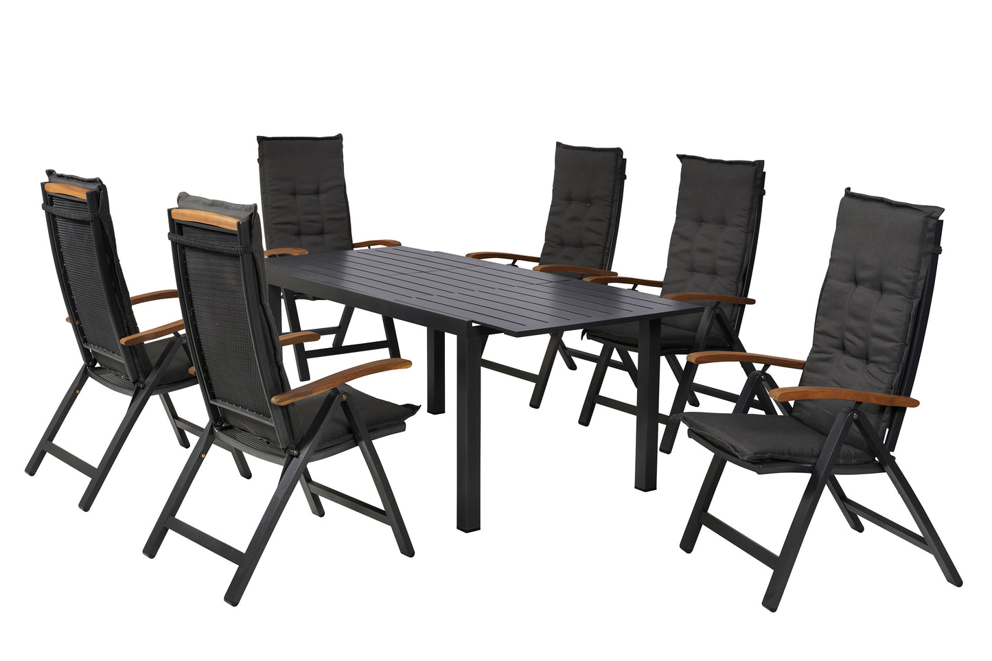 Tilos Set 13tlg.
Aluminium/Akazie