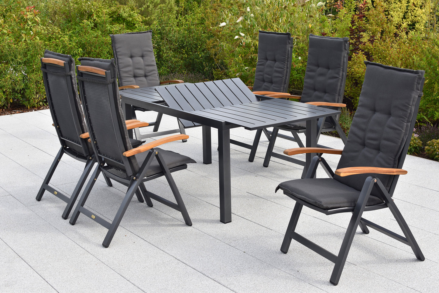 Tilos Set 13tlg.
Aluminium/Akazie