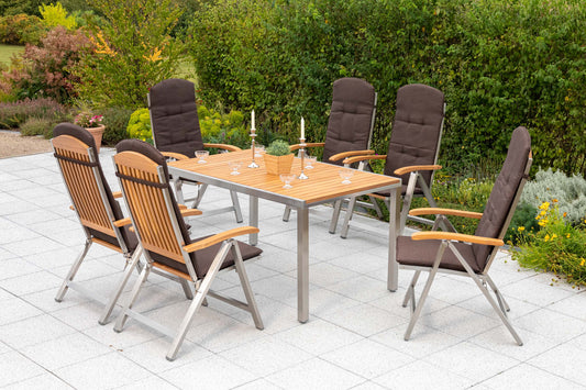 Keros Set 13tlg.
Edelstahl/Akazie