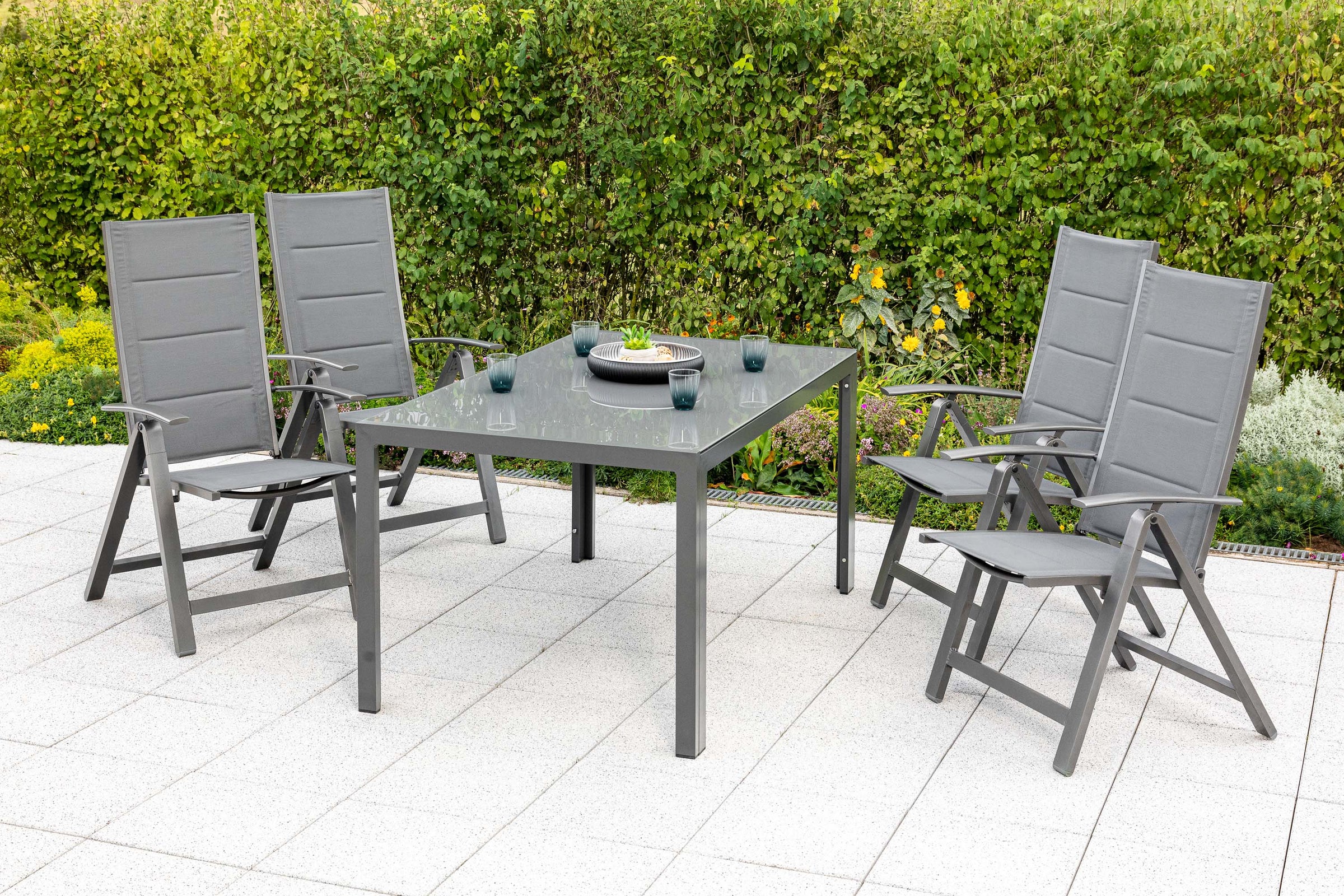 5tlg. Florenz Set
Aluminium/Textil