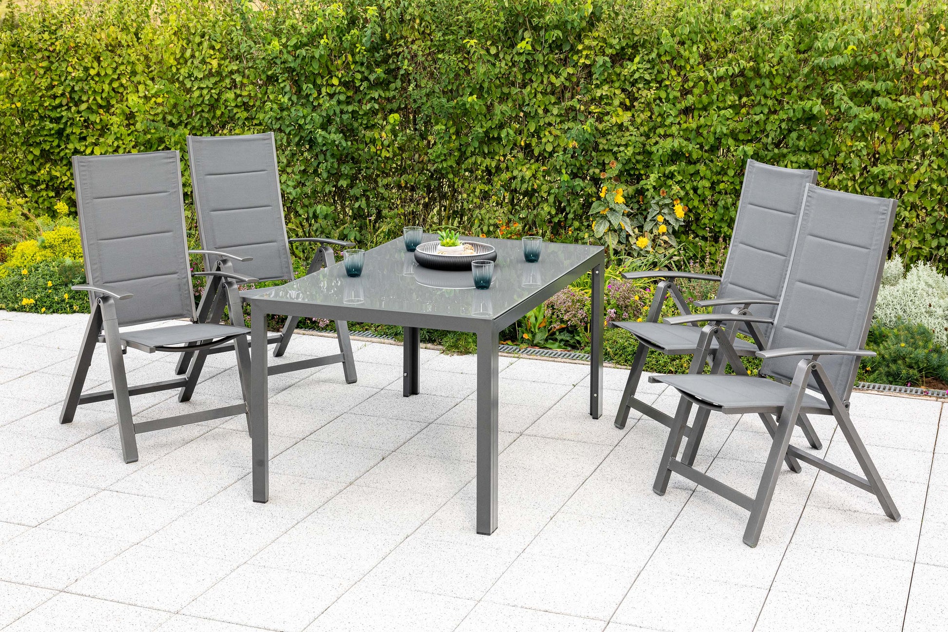 5tlg. Florenz Set
Aluminium/Textil