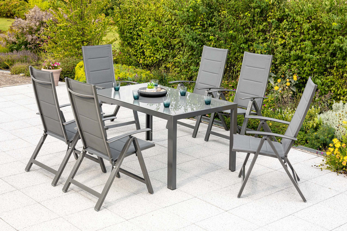 7tlg. Florenz Set
Aluminium/Textil