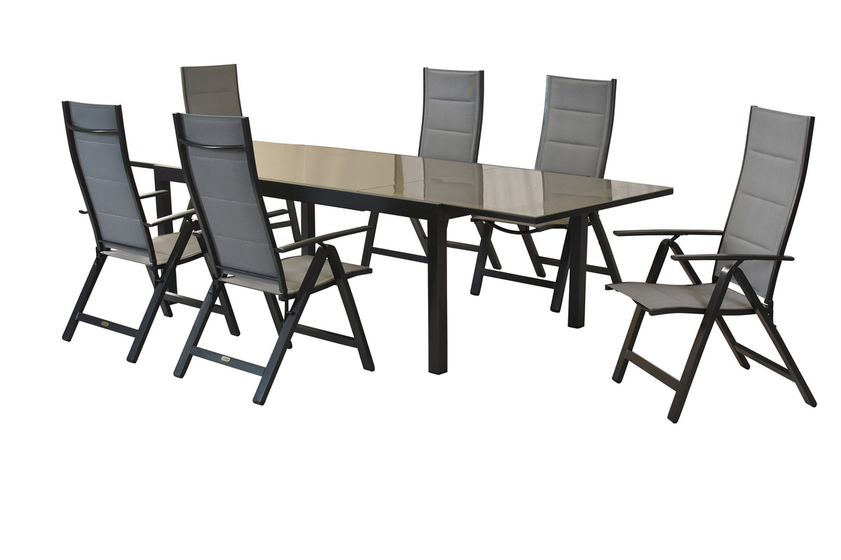 7tlg. Florenz Set
Aluminium/Textil