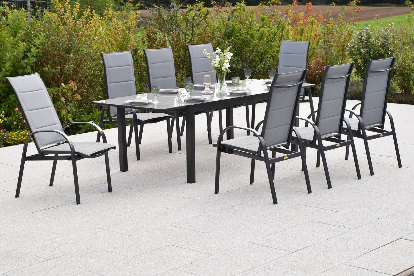 9tlg. Marini Set
Aluminium/Textil