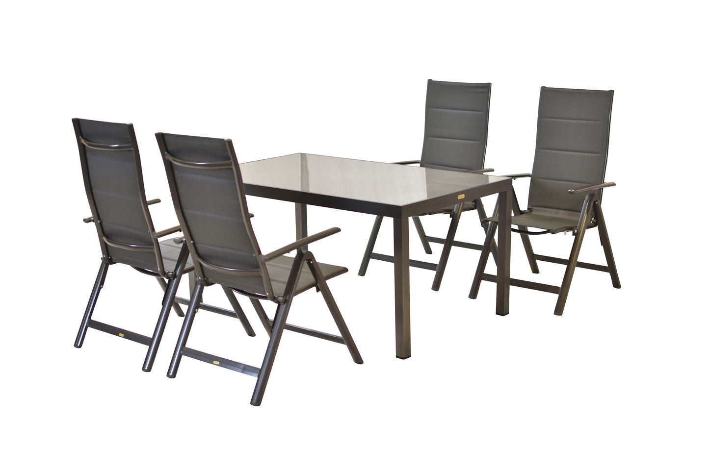 Taviano Set 5tlg.
Aluminium/Textil