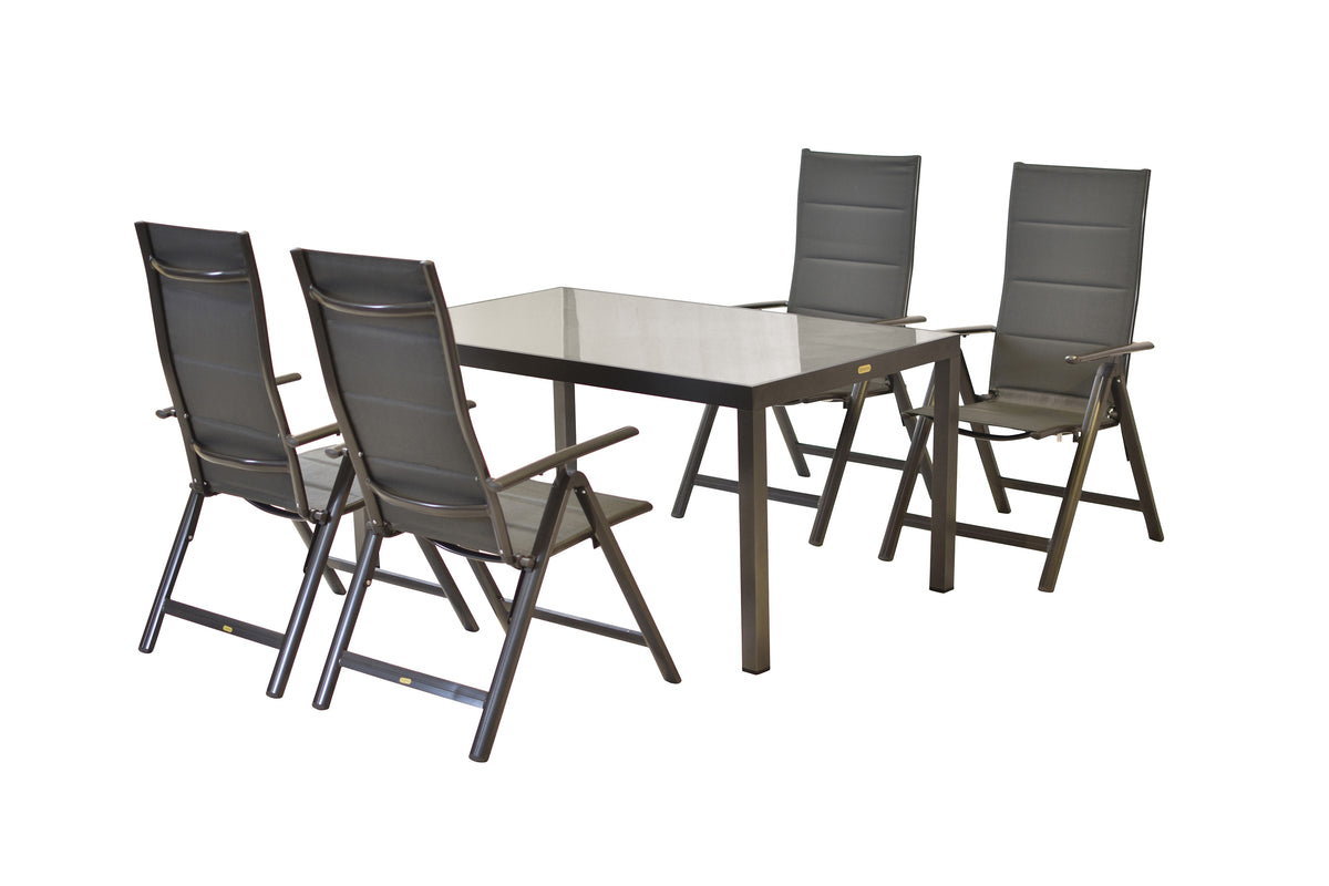 Taviano Set 5tlg.
Aluminium/Textil
