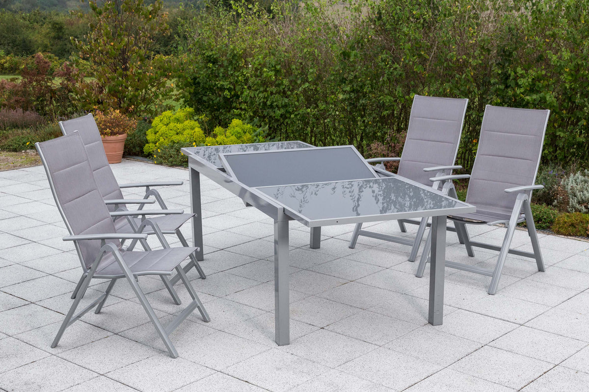 Taviano Set 5tlg.
Aluminium/Textil