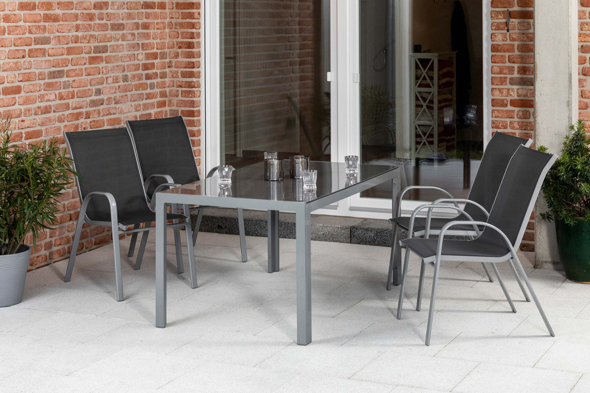 Sorrento Set 5tlg.
Aluminium/Textil