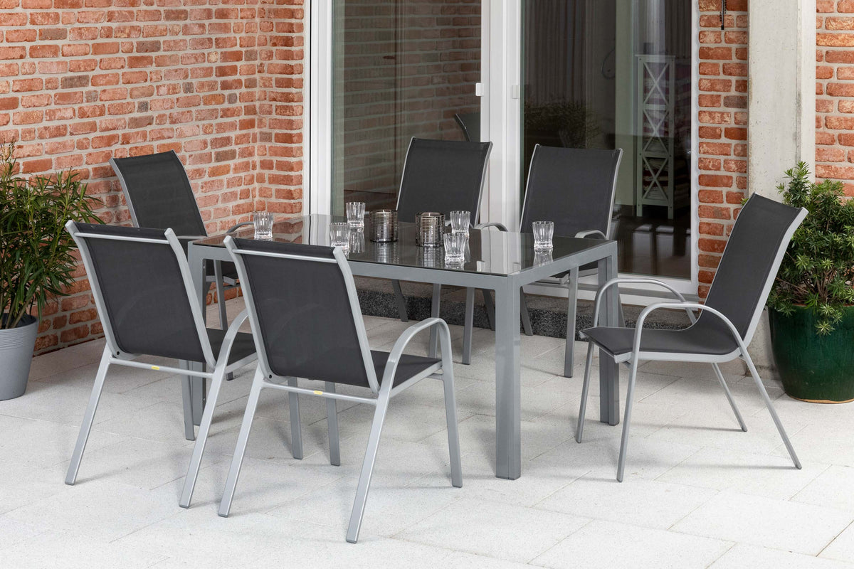 Sorrento Set 7tlg.
Aluminium/Textil