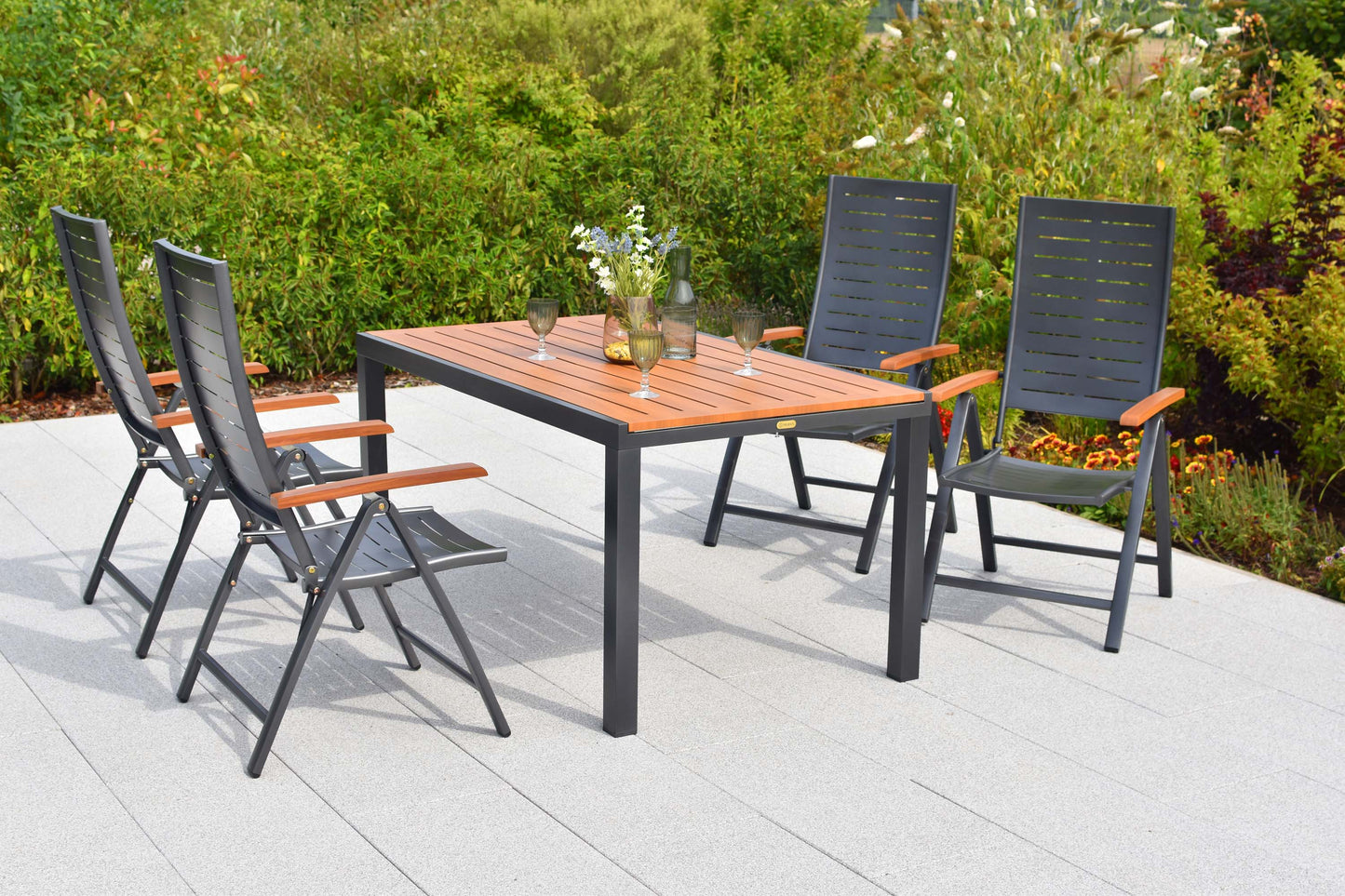 Tinos Set 5tlg.
Aluminium