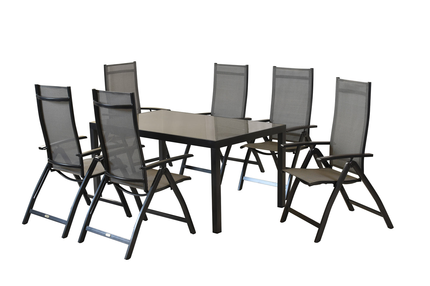 Vicenza Set 7tlg.
Aluminium/Textil