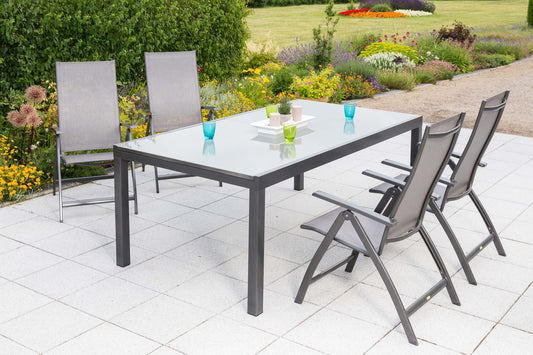 Vicenza Set 5tlg.
Aluminium/Textil