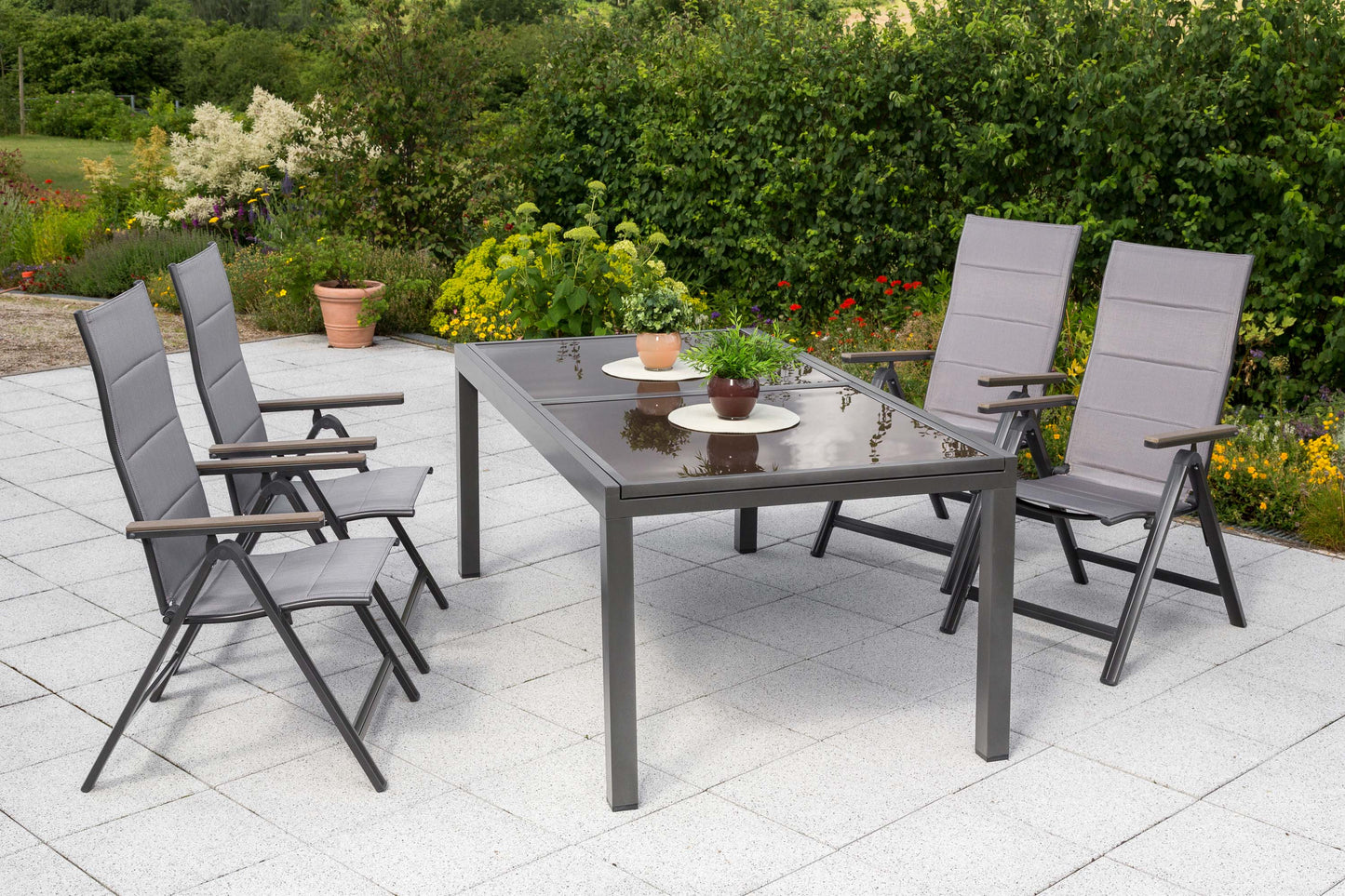 Trivero Set 5tlg.
Aluminium/Textil