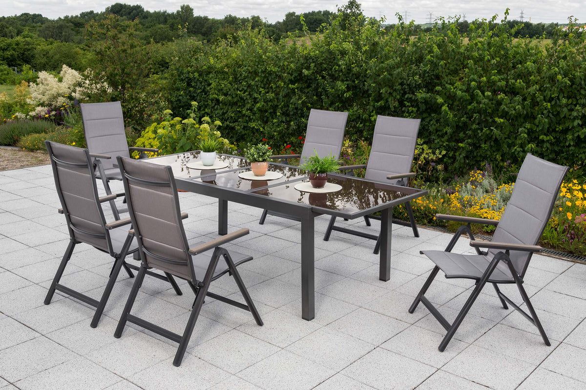 Trivero Set 7tlg.
Aluminium/Textil