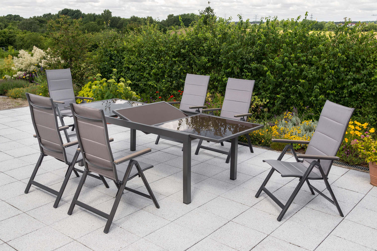 Trivero Set 7tlg.
Aluminium/Textil