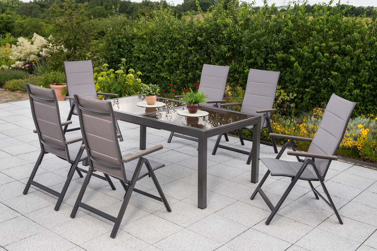 Trivero Set 7tlg.
Aluminium/Textil