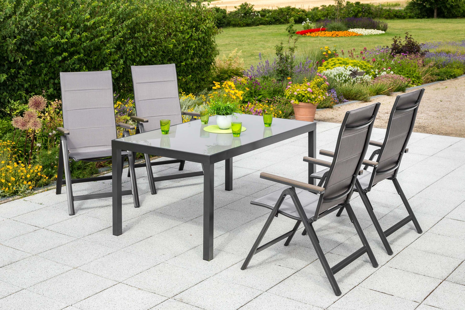 Trivero Set 5tlg.
Aluminium/Textil