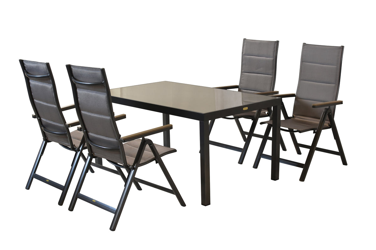Trivero Set 5tlg.
Aluminium/Textil