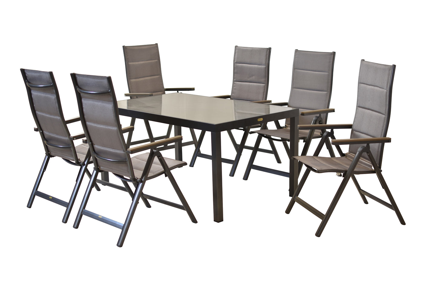 Trivero Set 7tlg.
Aluminium/Textil