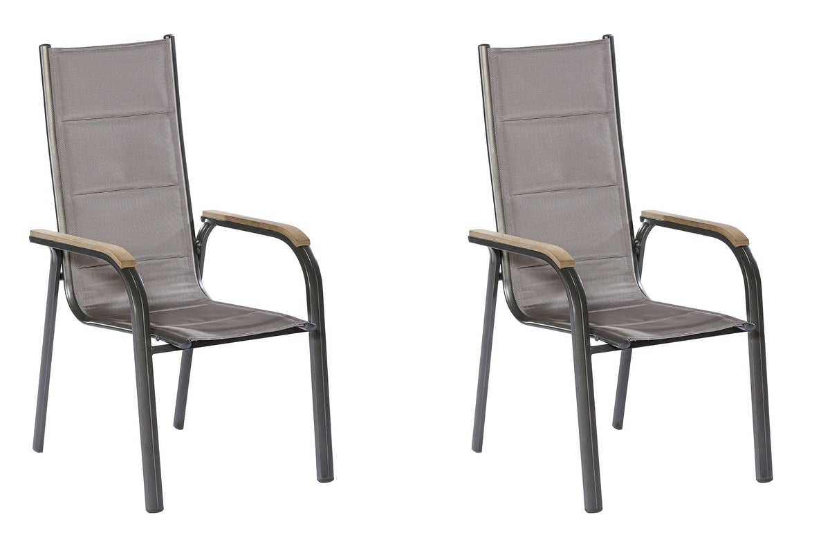 Trivero Stapelsessel
Aluminium/Textil