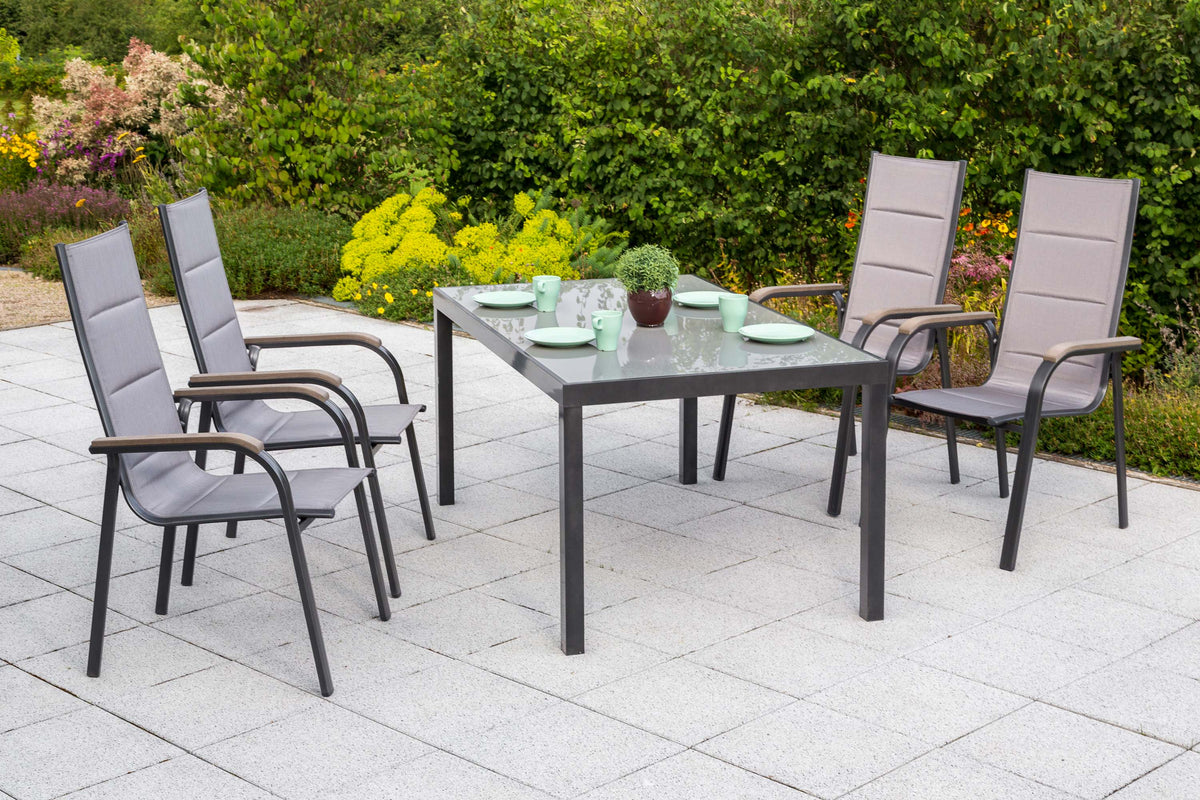 Triviero Set 5tlg.
Aluminium/Textil