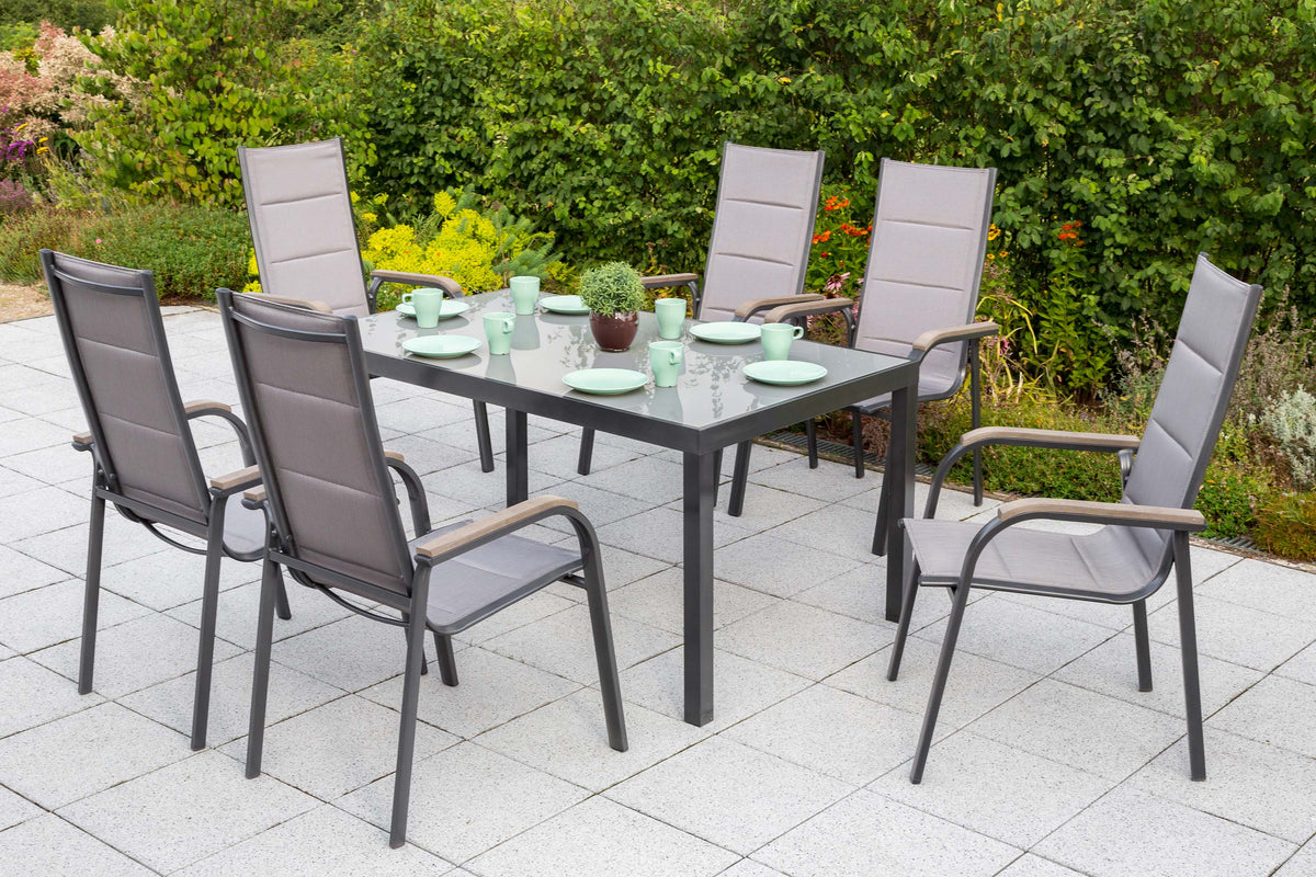 Triviero Set 7tlg.
Aluminium/Textil