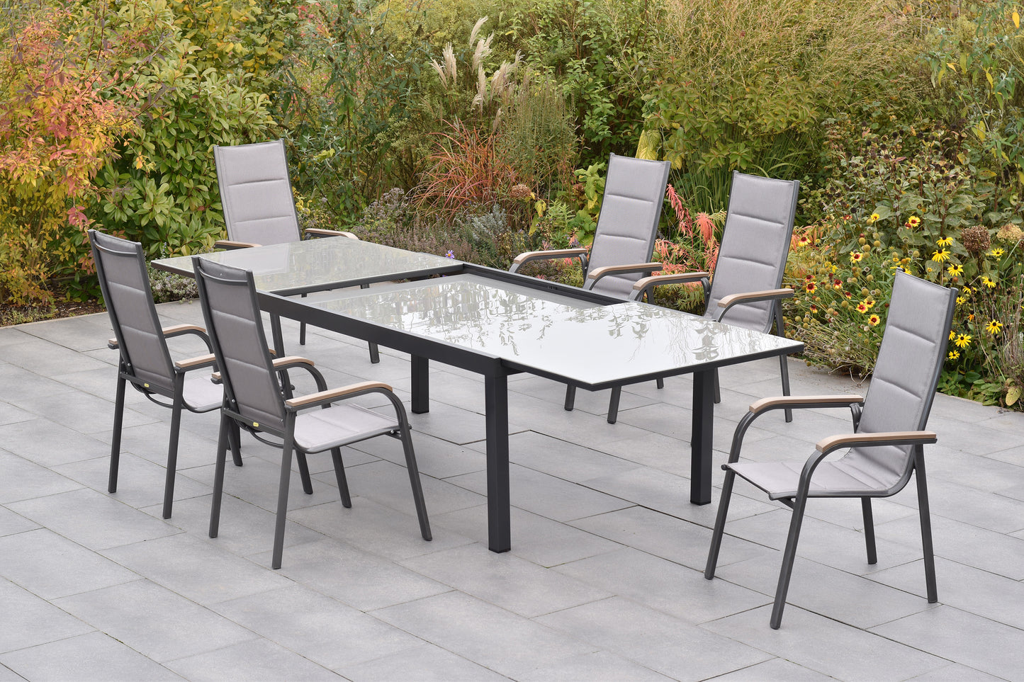 Triviero Set 7tlg.
Aluminium/Textil