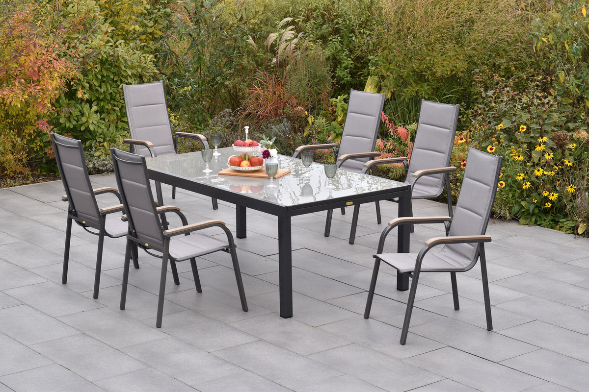 Triviero Set 7tlg.
Aluminium/Textil