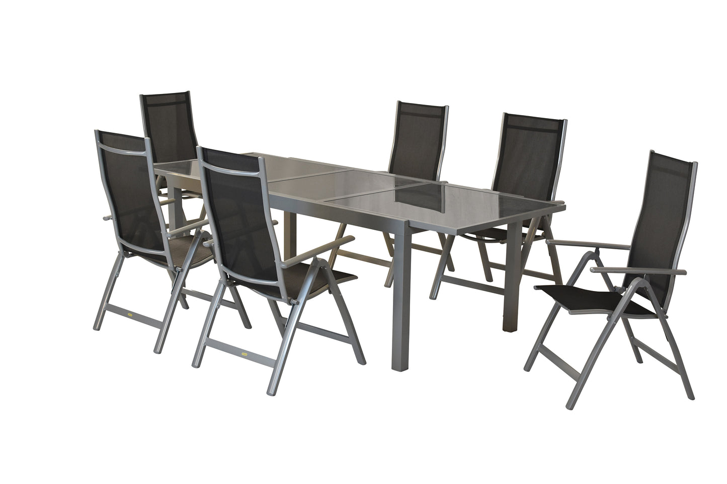 Carrara Set 7tlg. 
Aluminium/Textil