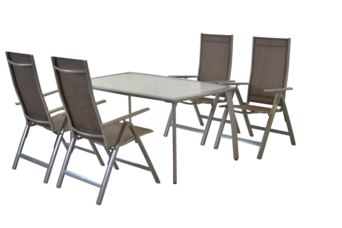 Carrara Set 4tlg. 
Aluminium/Textil