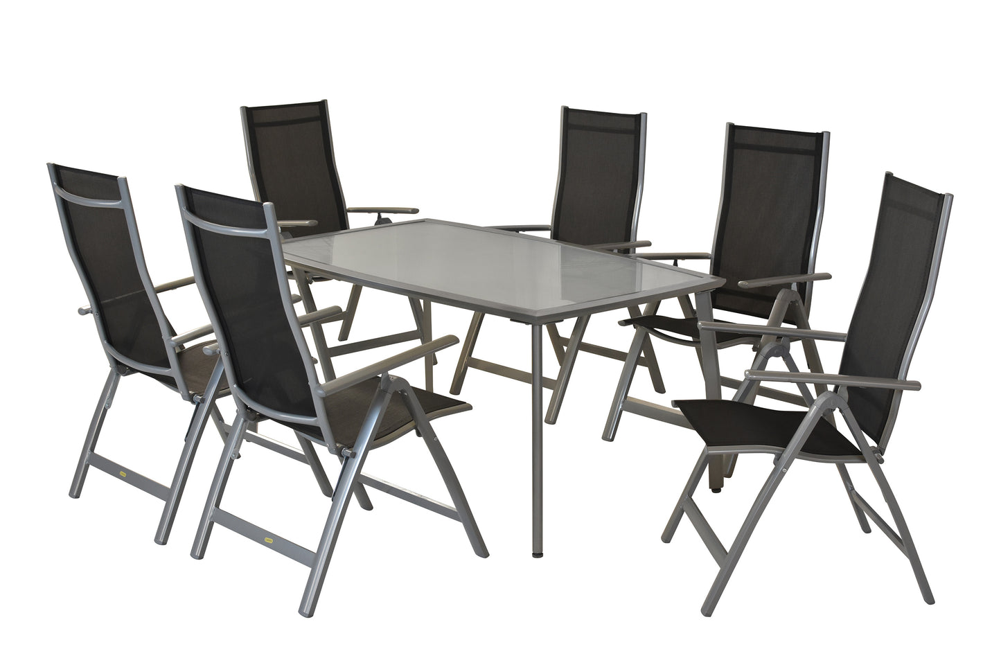 Carrara Set 7tlg. 
Aluminium/Textil