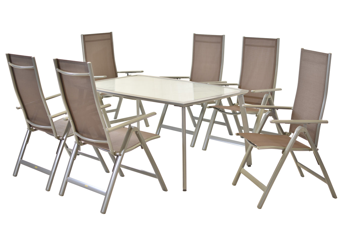 Carrara Set 7tlg. 
Aluminium/Textil
