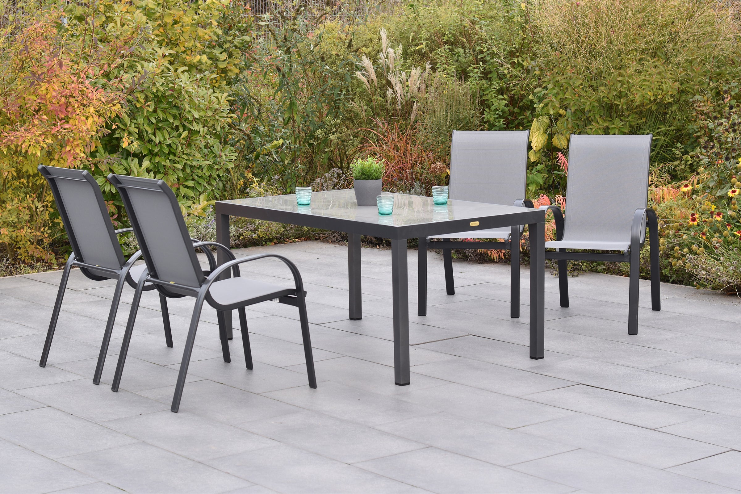 Amalfi Set 5tlg.
Aluminium/Textil