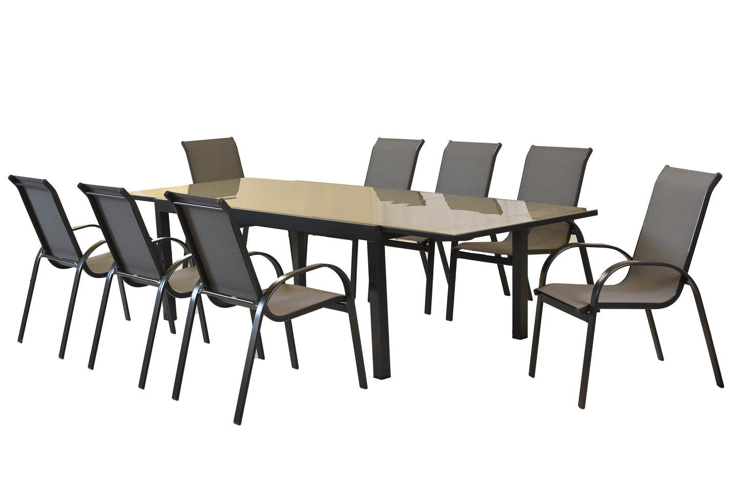 Amalfi Set 9tlg.
Aluminium/Textil