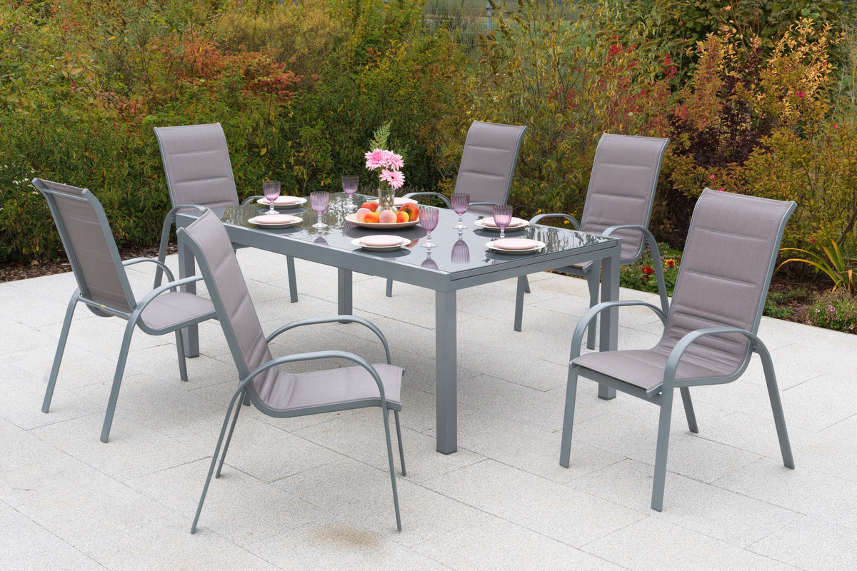 Amaro Set 7tlg diamantbraun
Aluminium/Textil