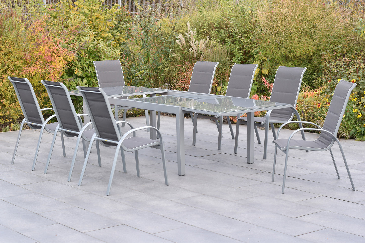 Amaro Set 9tlg., anthrazit
Aluminium/Textil